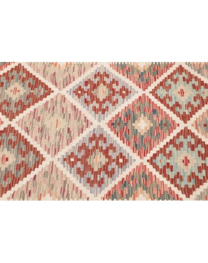 Tappeto Kilim Afghanistan beige marrone 74x245