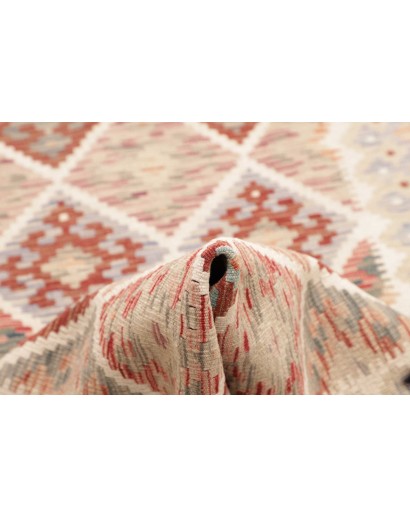 Tappeto Kilim Afghanistan beige marrone 74x245