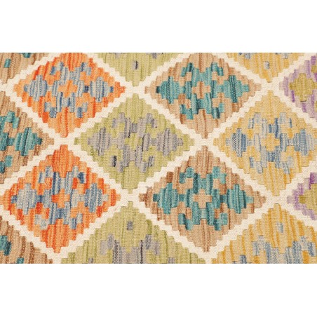 Tappeto Kilim Afghanistan marrone grigio 81x294