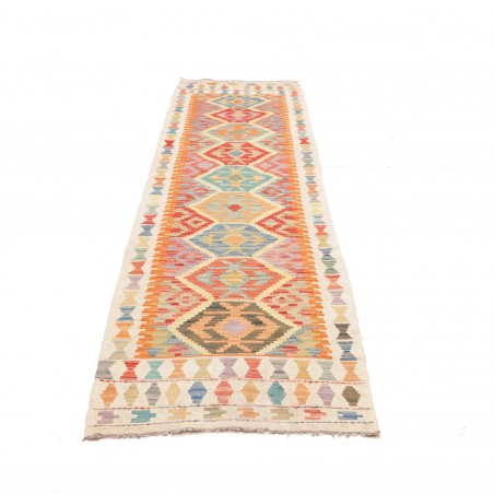 Tappeto Kilim Afghanistan marrone giallo 78x290