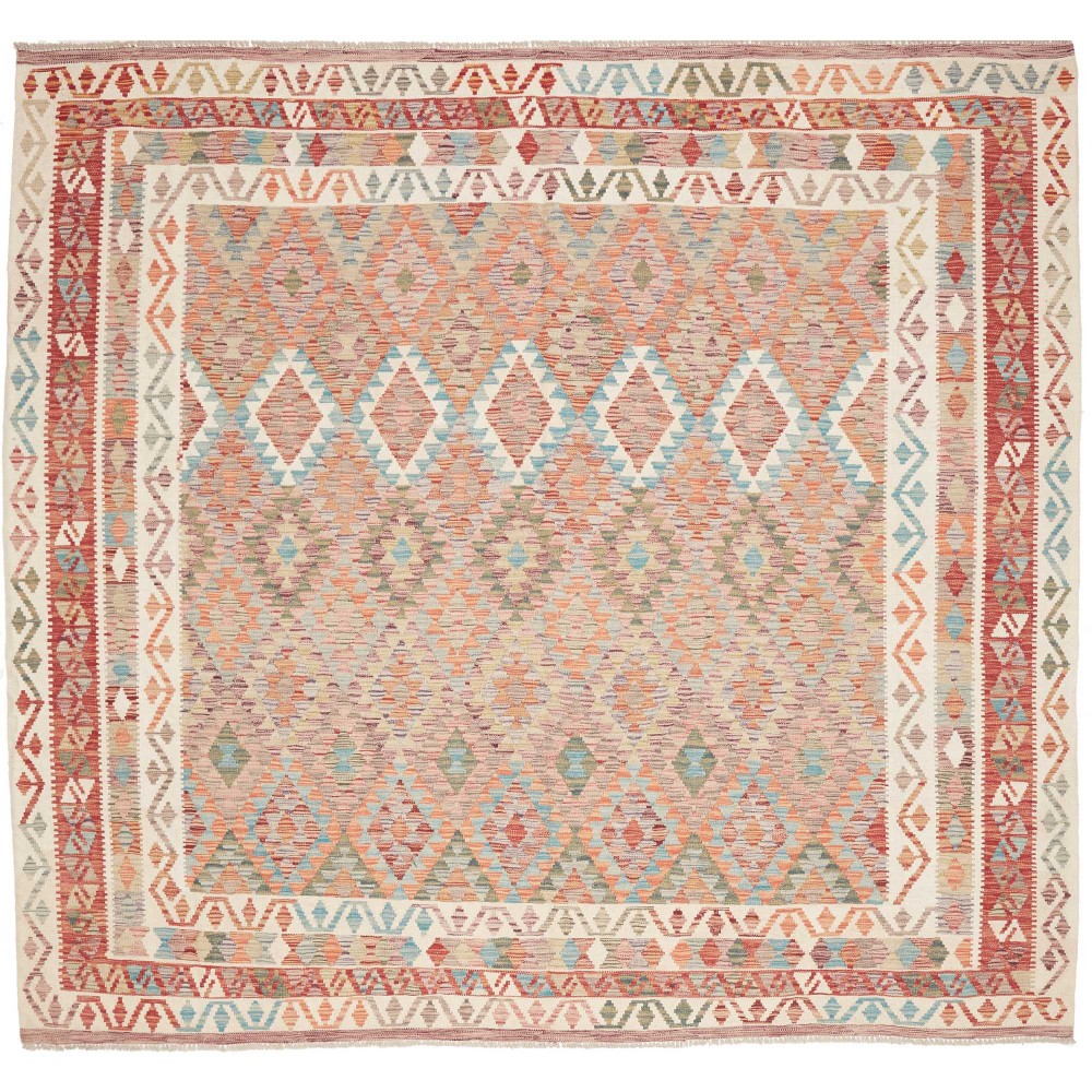 Tappeto Kilim Afghanistan marrone beige 260x239