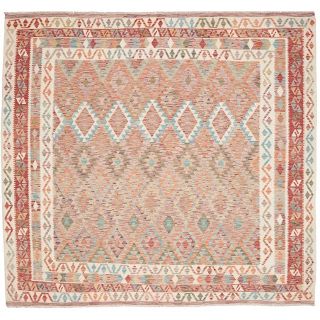 Tappeto Kilim Afghanistan marrone beige 260x239