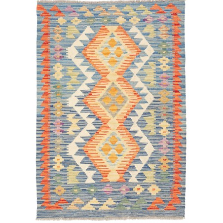 Tappeto Kilim Afghanistan beige arancione 83x116