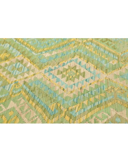 Tappeto Kilim Afghanistan marrone bianco 207x289