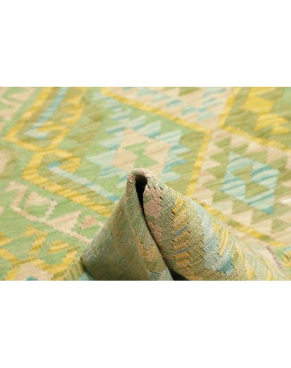 Tappeto Kilim Afghanistan marrone bianco 207x289