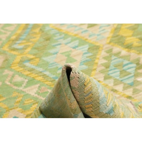 Tappeto Kilim Afghanistan marrone bianco 207x289