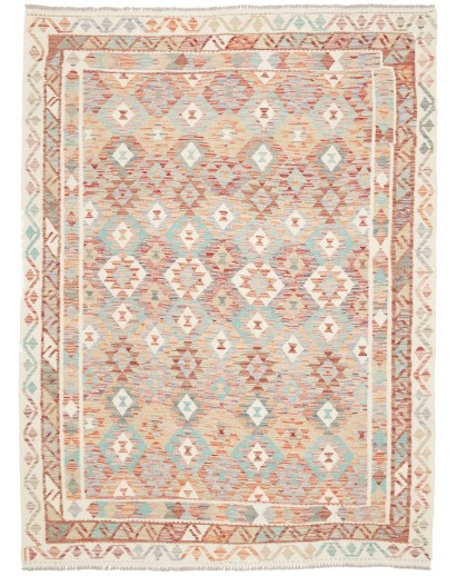 Tappeto Kilim Afghanistan bianco 171x228