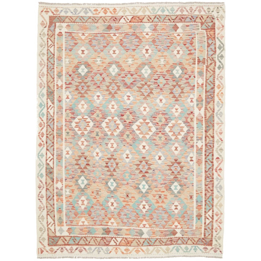 Tappeto Kilim Afghanistan bianco 171x228
