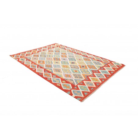 Tappeto Kilim Afghanistan beige arancione 177x254