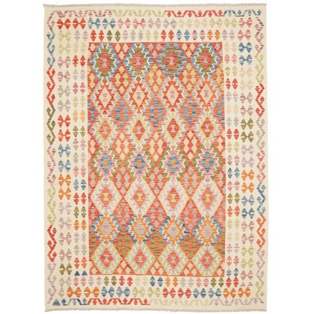 Tappeto Kilim Afghanistan giallo 187x250