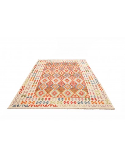 Tappeto Kilim Afghanistan giallo 187x250