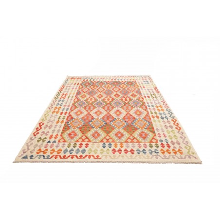 Tappeto Kilim Afghanistan giallo 187x250