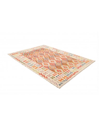 Tappeto Kilim Afghanistan giallo 187x250