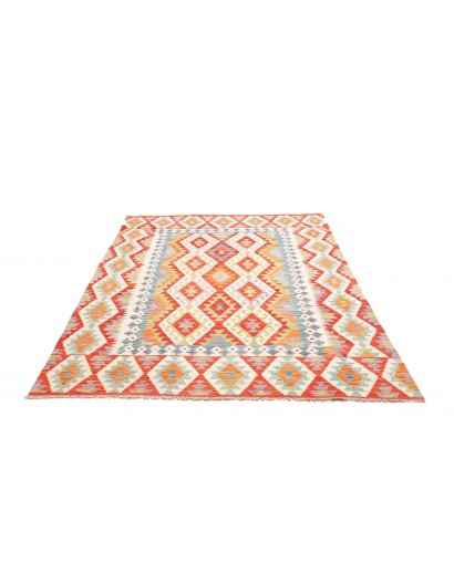 Tappeto Kilim Afghanistan beige marrone 171x242