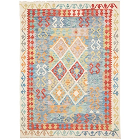 Tappeto Kilim Afghanistan beige rosso 178x242