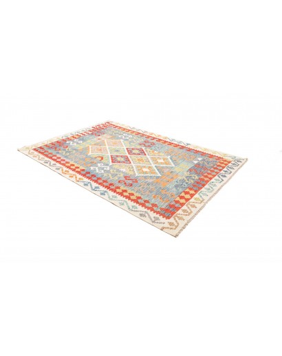 Tappeto Kilim Afghanistan beige rosso 178x242