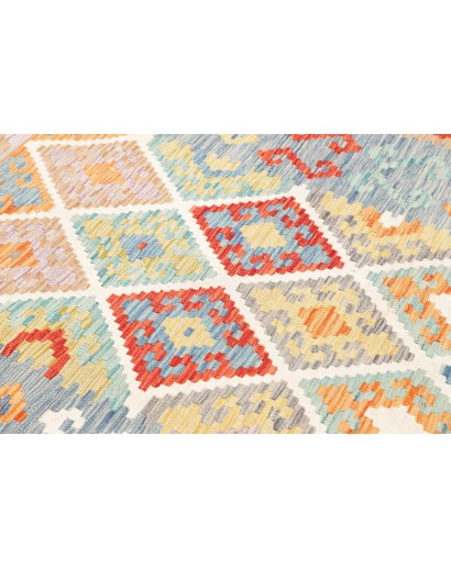 Tappeto Kilim Afghanistan beige rosso 178x242