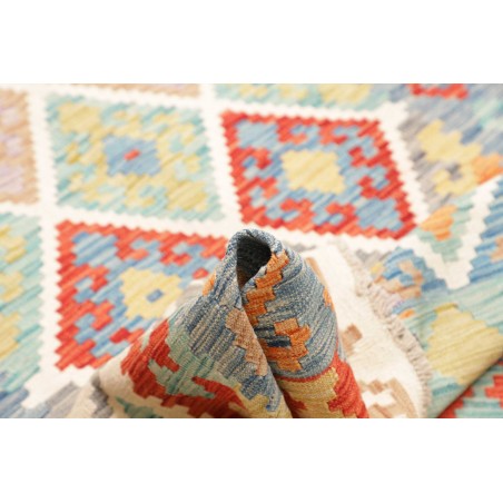 Tappeto Kilim Afghanistan beige rosso 178x242