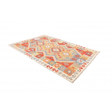 Tappeto Kilim Afghanistan marrone giallo 178x250