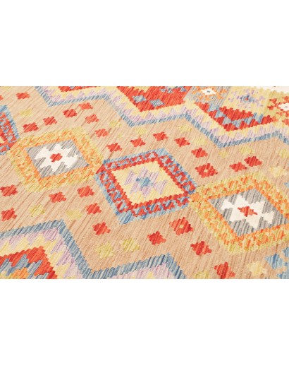 Tappeto Kilim Afghanistan marrone giallo 178x250
