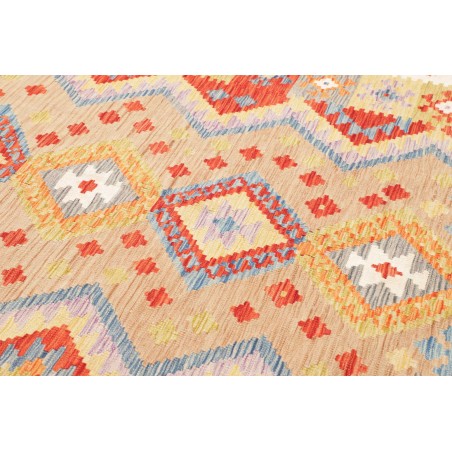 Tappeto Kilim Afghanistan marrone giallo 178x250