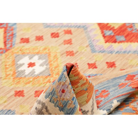 Tappeto Kilim Afghanistan marrone giallo 178x250