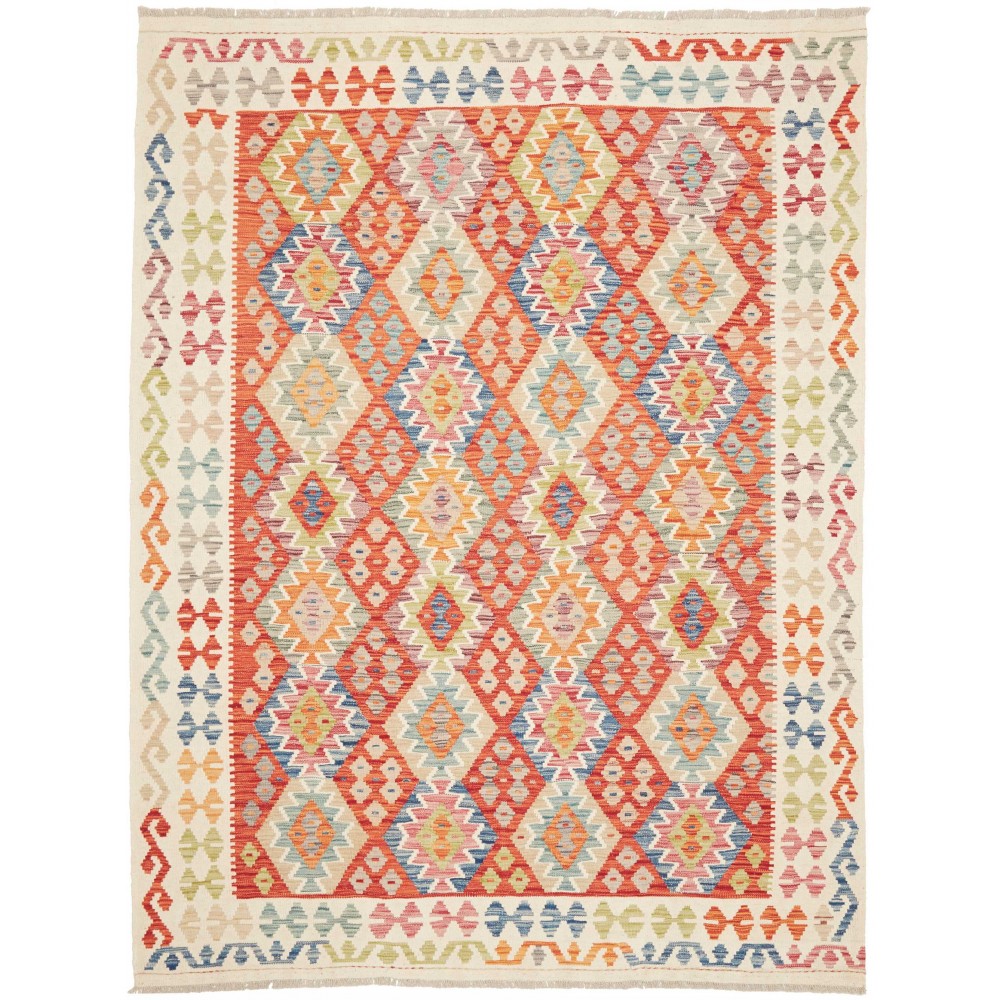 Tappeto Kilim Afghanistan giallo 180x239