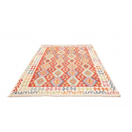 Tappeto Kilim Afghanistan giallo 180x239