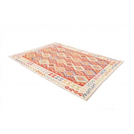 Tappeto Kilim Afghanistan giallo 180x239