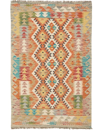 Tappeto Kilim Afghanistan marrone 76x115