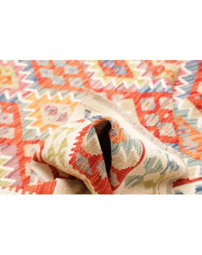 Tappeto Kilim Afghanistan giallo 180x239