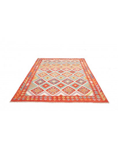 Tappeto Kilim Afghanistan marrone 175x246