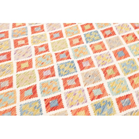 Tappeto Kilim Afghanistan marrone rosso 180x247