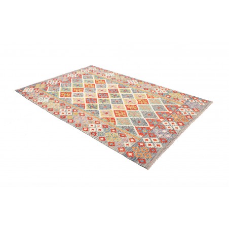 Tappeto Kilim Afghanistan beige arancione 174x242