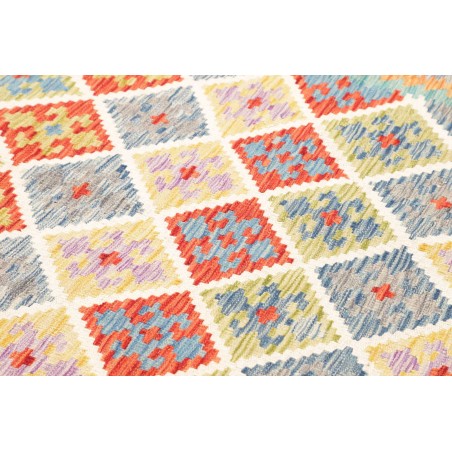 Tappeto Kilim Afghanistan beige arancione 174x242