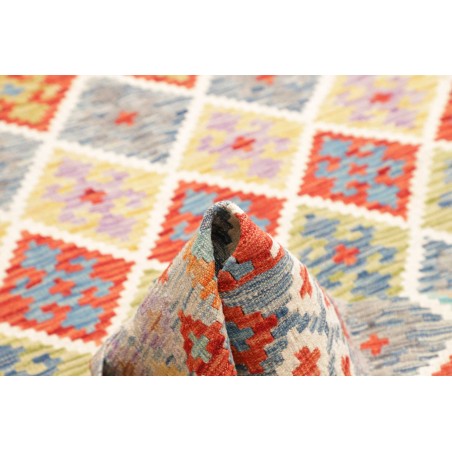 Tappeto Kilim Afghanistan beige arancione 174x242