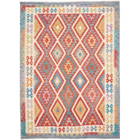 Tappeto Kilim Afghanistan beige grigio 178x241