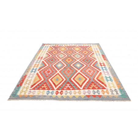 Tappeto Kilim Afghanistan beige grigio 178x241