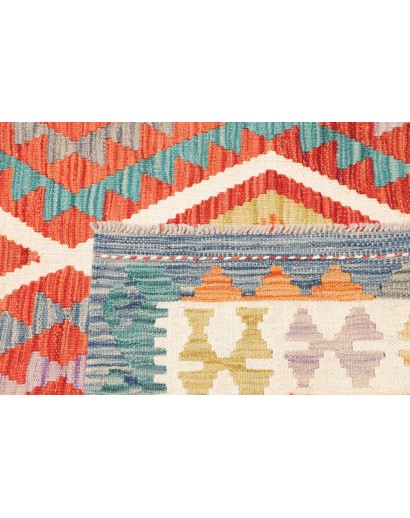 Tappeto Kilim Afghanistan beige grigio 178x241