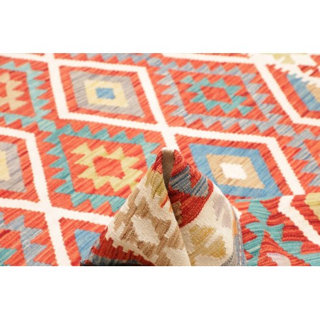 Tappeto Kilim Afghanistan beige grigio 178x241