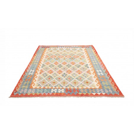 Tappeto Kilim Afghanistan beige grigio 175x235