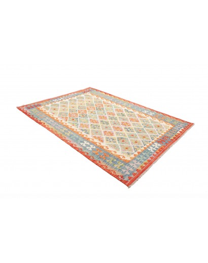 Tappeto Kilim Afghanistan beige grigio 175x235