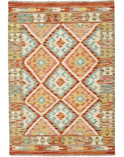 Tappeto Kilim Afghanistan marrone 86x121