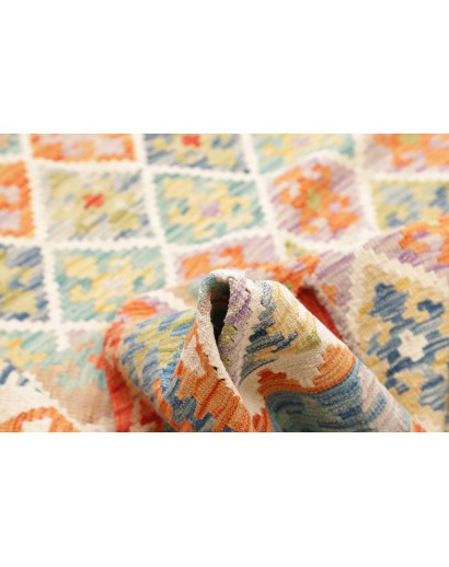 Tappeto Kilim Afghanistan beige grigio 175x235