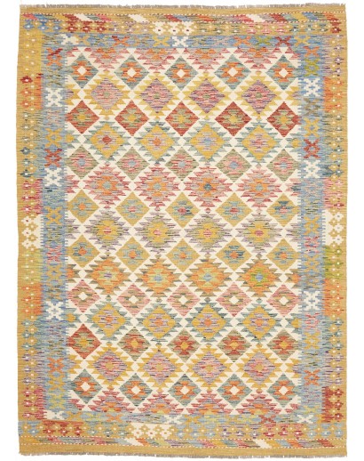 Tappeto Kilim Afghanistan marrone 176x241