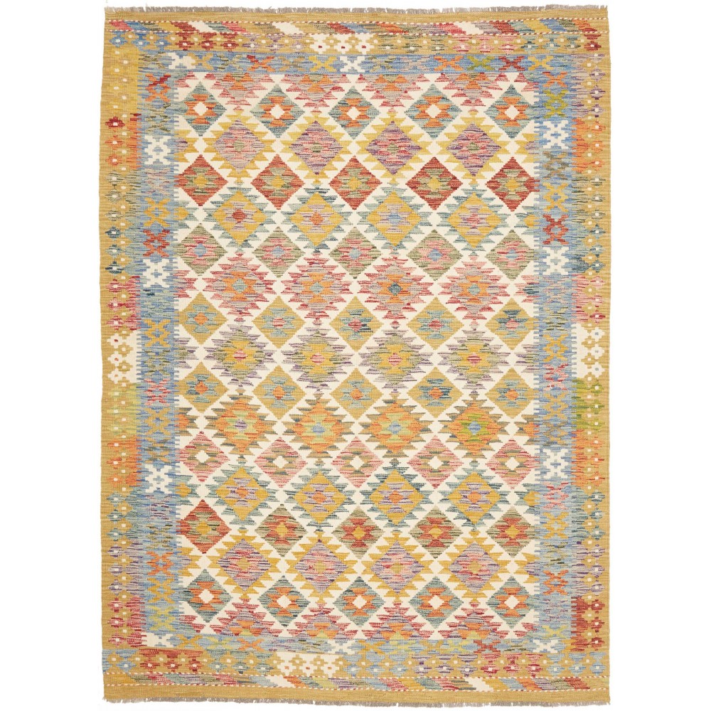 Tappeto Kilim Afghanistan marrone 176x241