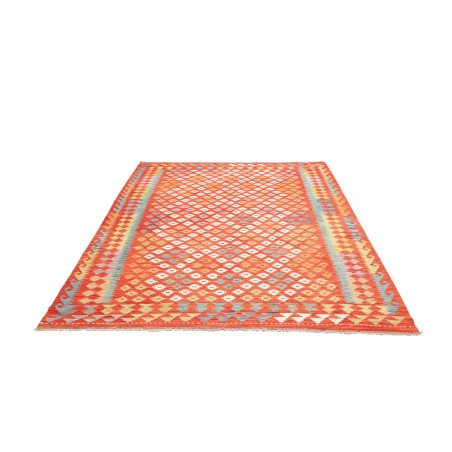 Tappeto Kilim Afghanistan rosso 182x239