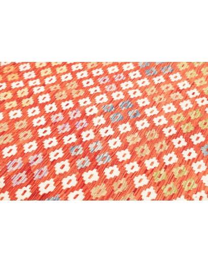 Tappeto Kilim Afghanistan rosso 182x239