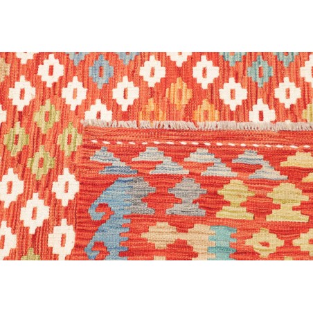Tappeto Kilim Afghanistan rosso 182x239