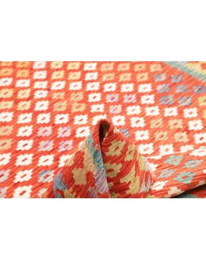 Tappeto Kilim Afghanistan rosso 182x239